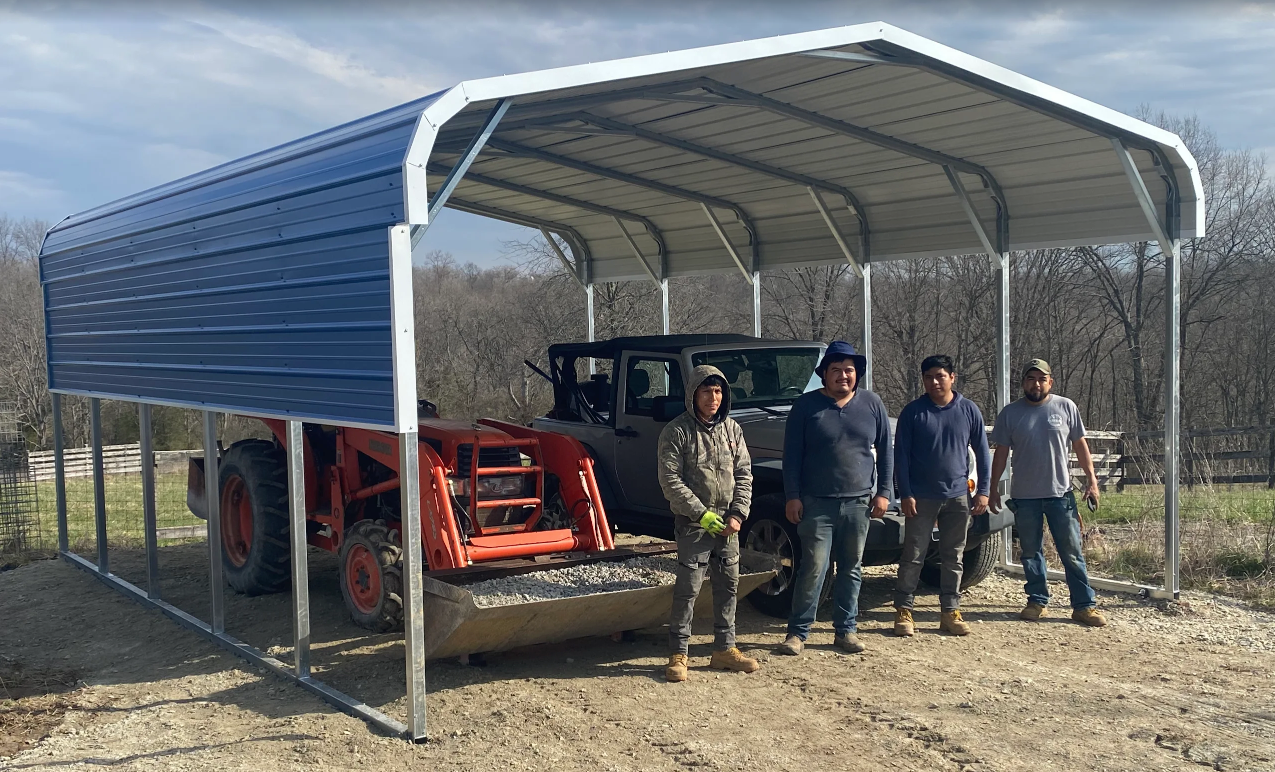 18' x 25' x 8' | Carport