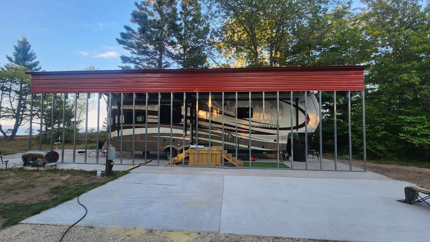 24' x 50' x 14' | RV Carport