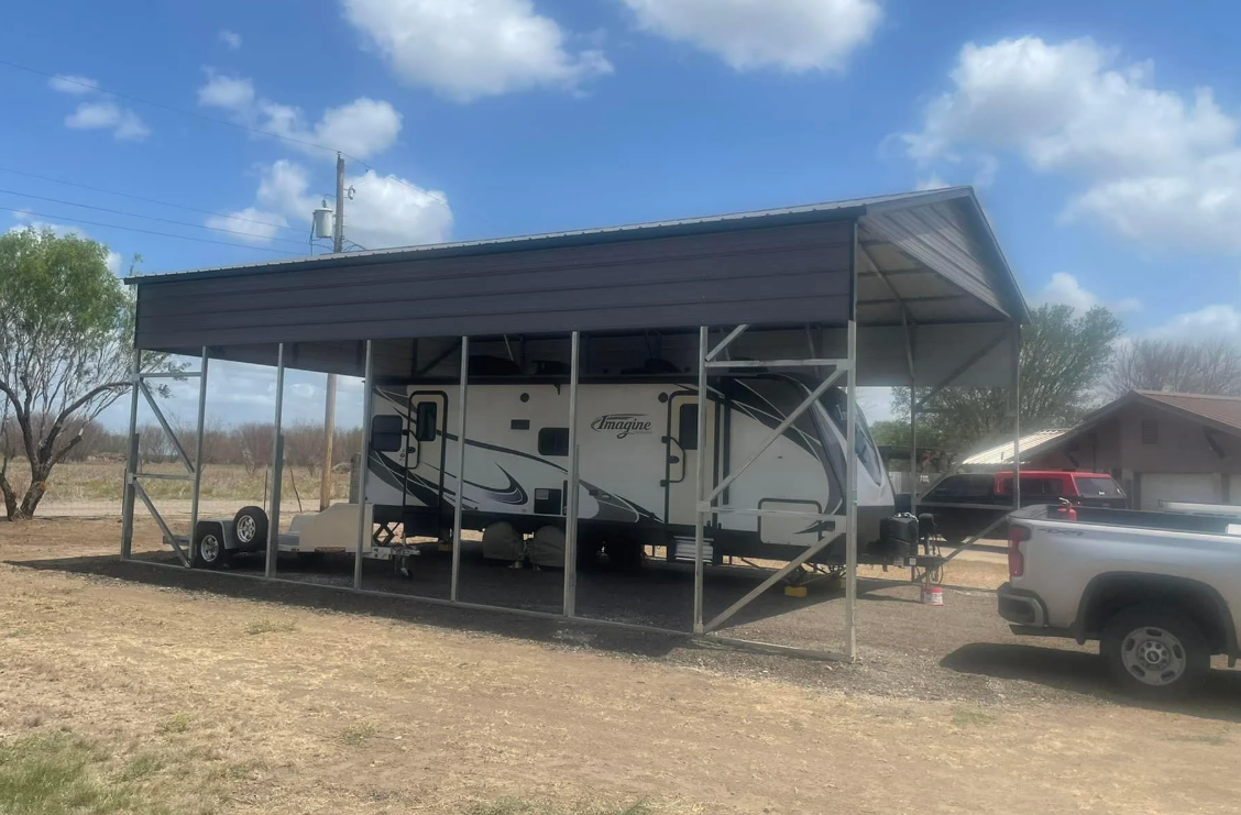 18' x 35' x 12' | RV Carport