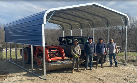 18' x 25' x 8' | Carport