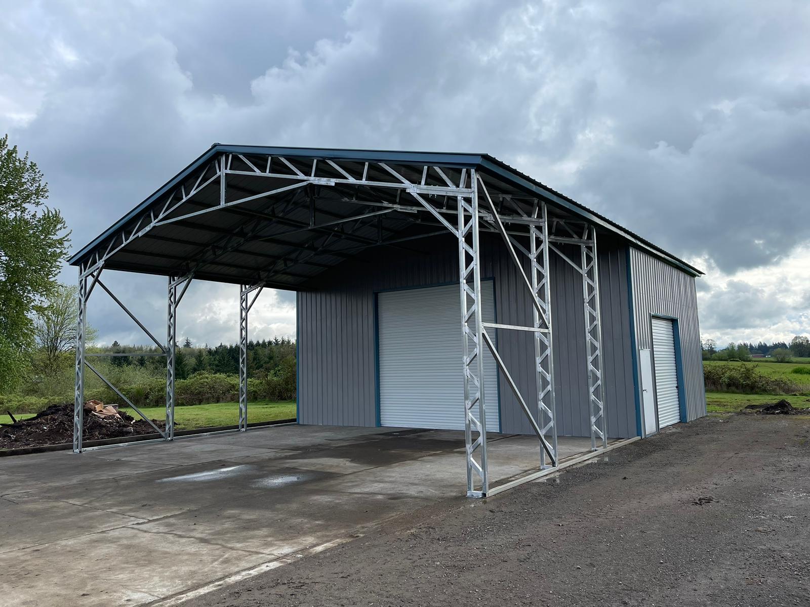 40' x 55' x 14' | Commercial Utility Building – Gold Tier Structures