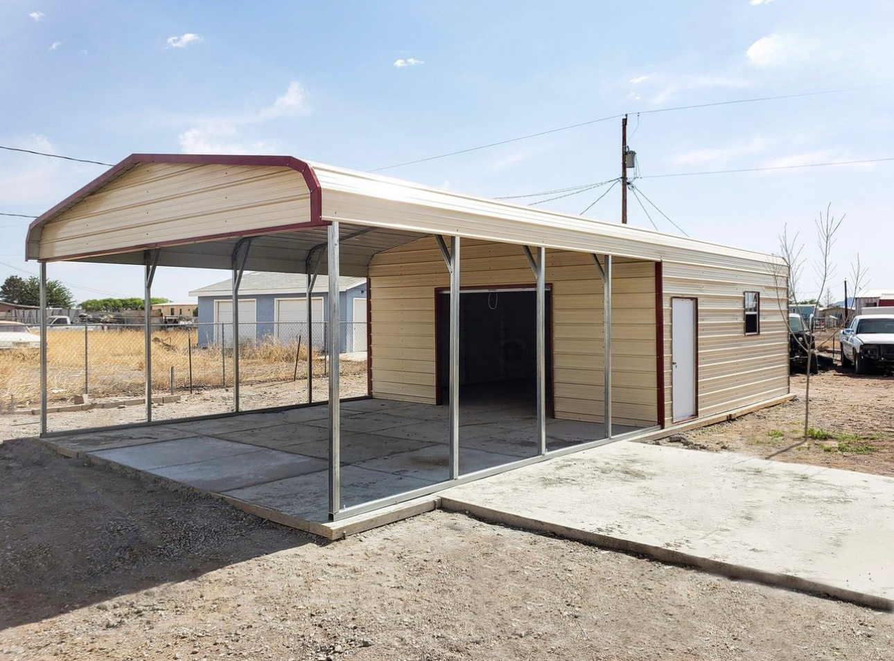 20' x 40' x 8' | Utility Structure