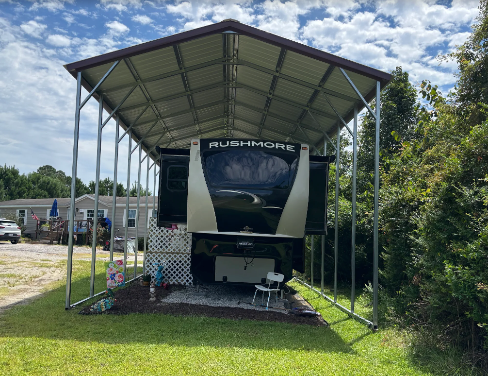 18' x 45' x 14' | RV Carport – Gold Tier Structures