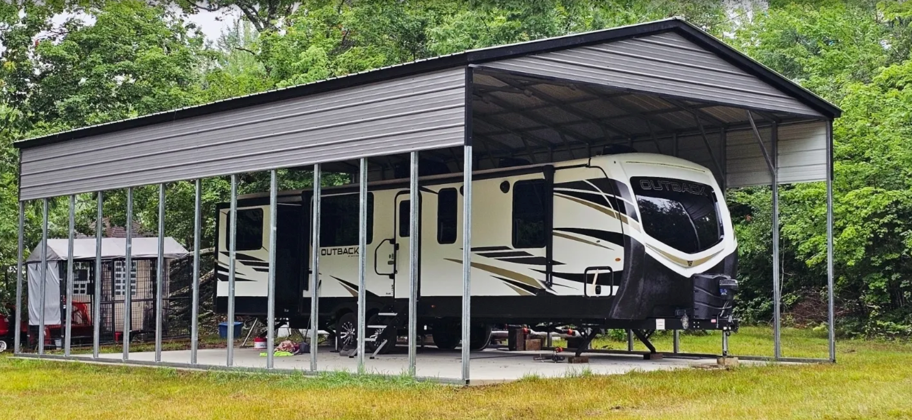 24' x 45' x 12' | RV Carport – Gold Tier Structures