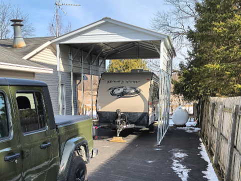 12' x 25' x 12' | RV Carport