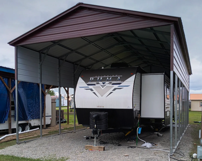 18' x 30' x 12' | RV Carport – Gold Tier Structures