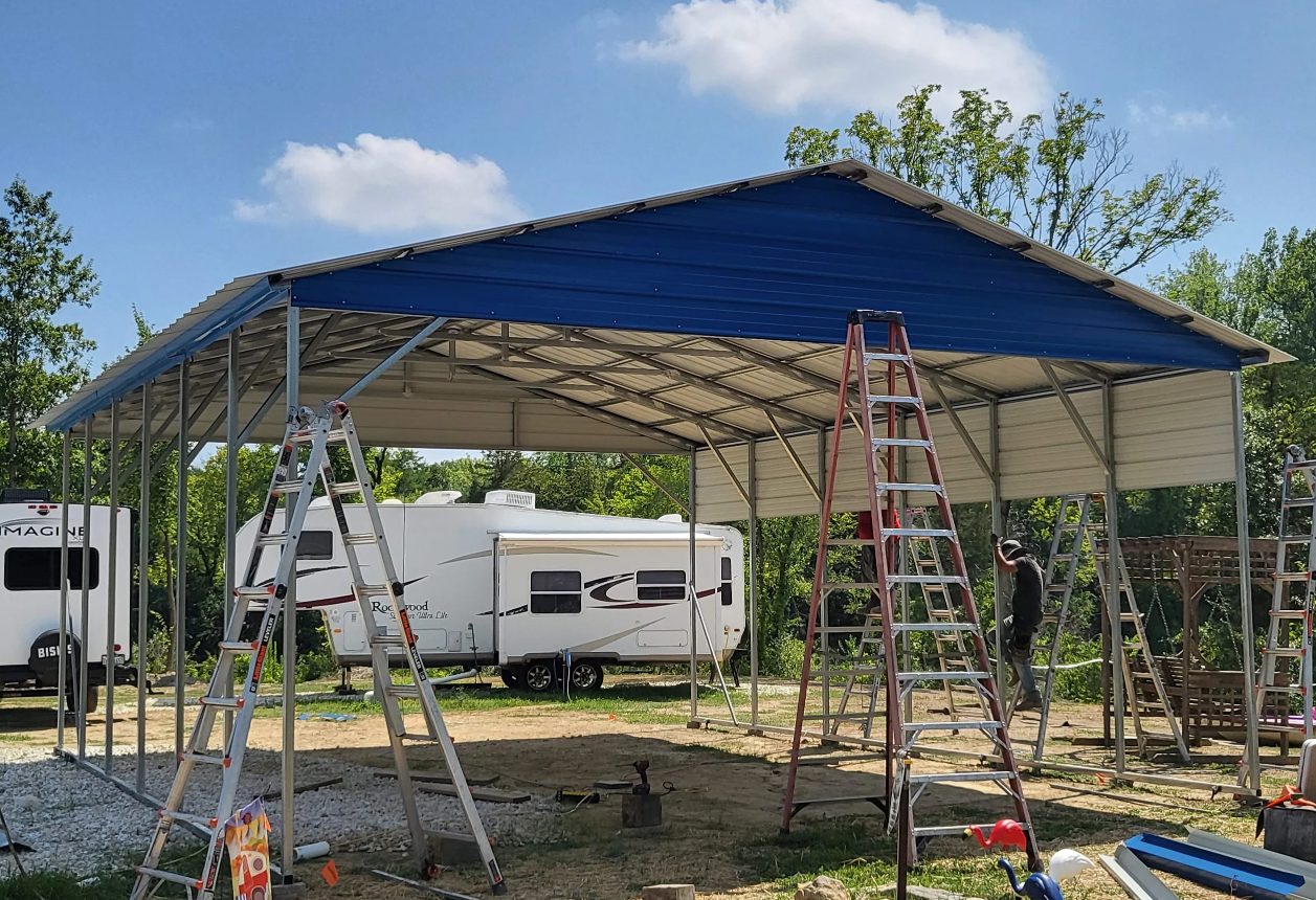 24' x 30' x 10' | RV Carport – Gold Tier Structures