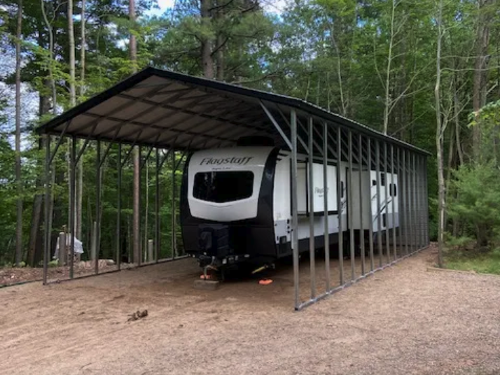 18' x 45' x 12' | RV Carport